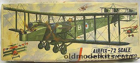 Airfix 1/72 Handley Page 0-400 Bomber Type 3, 590 plastic model kit